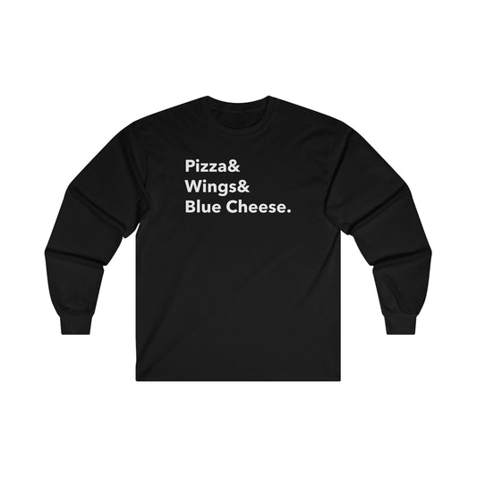 Unisex "The 3 Food Groups" Ultra Cotton Long Sleeve Tee