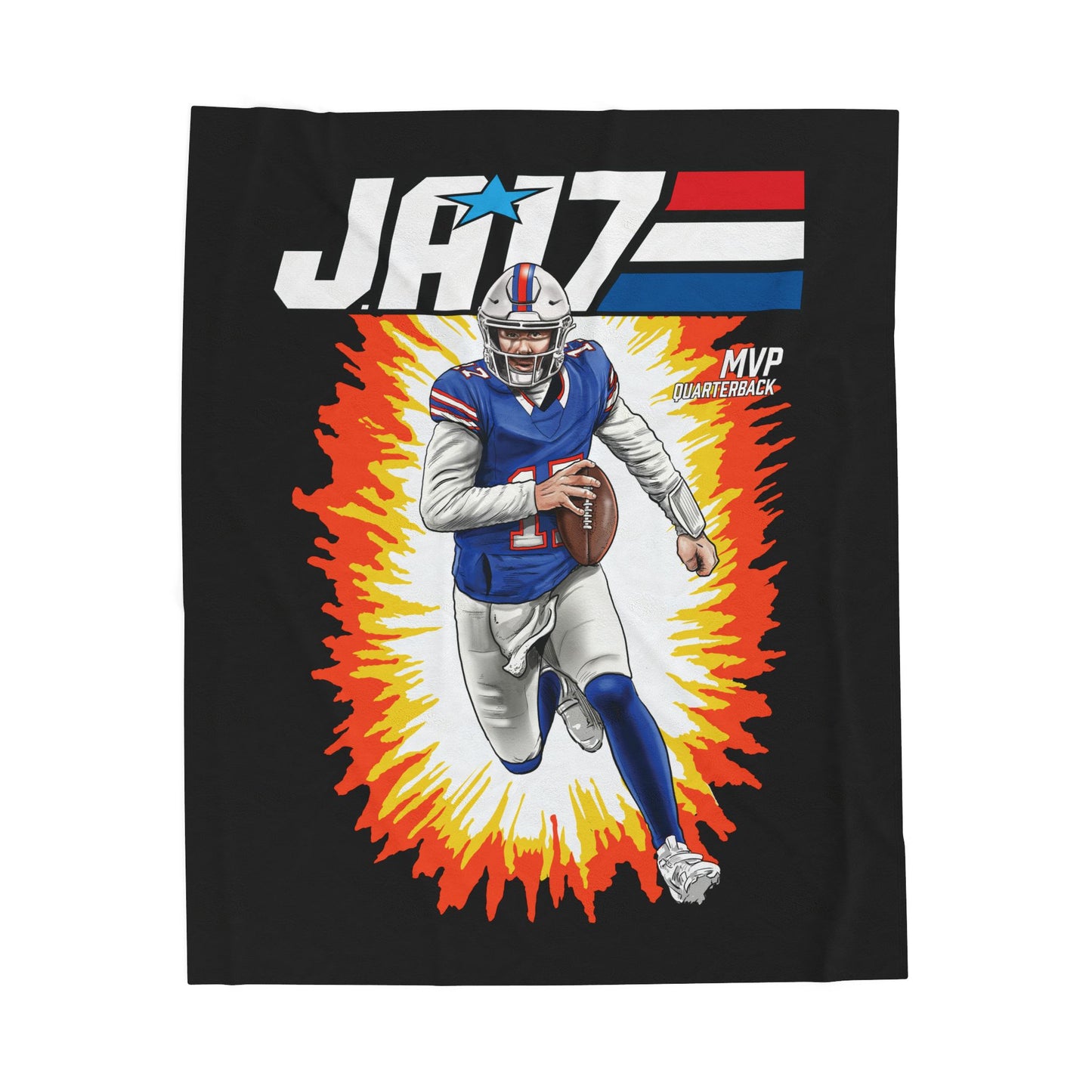 "JA17" Velveteen Plush Blanket