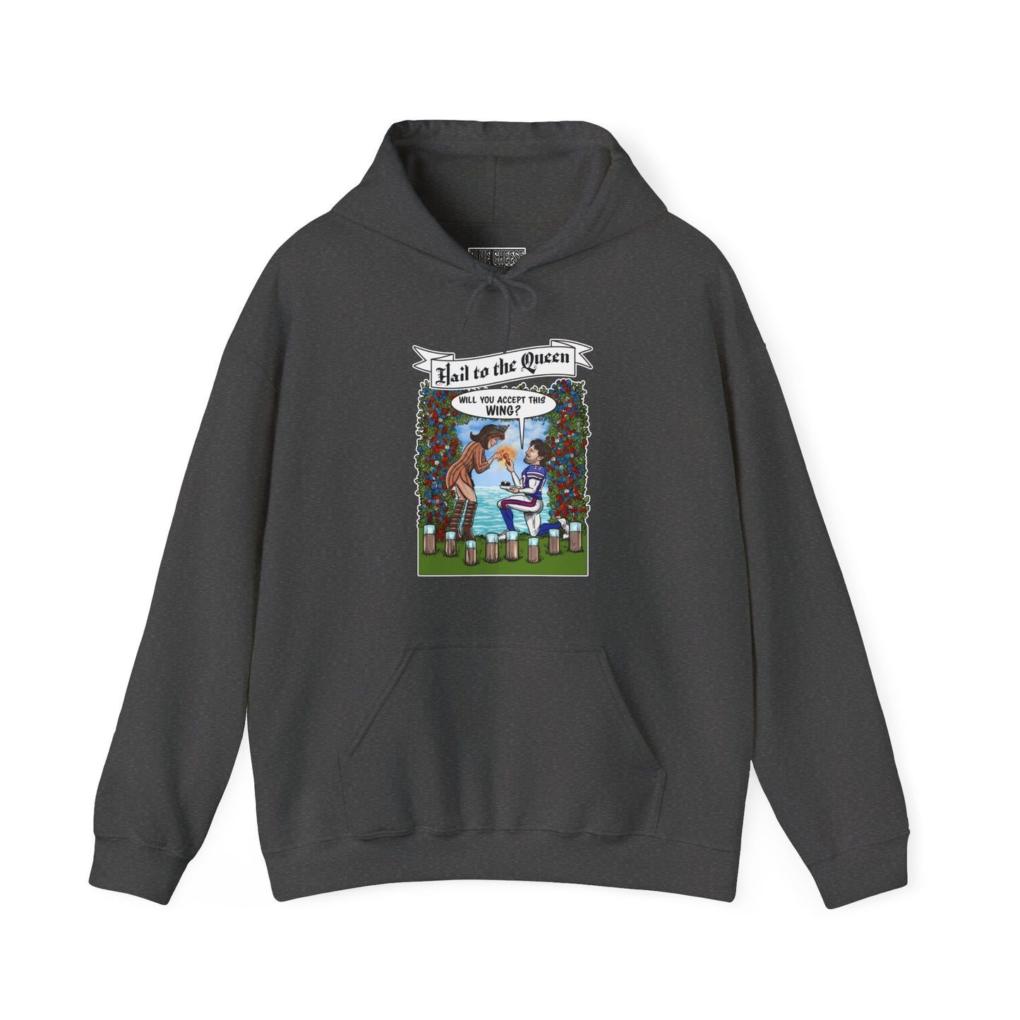 Unisex "Hail to the Queen" Heavy Blend™ Hooded Sweatshirt