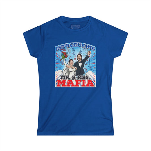 Women's "Mr. & Mrs. Mafia" Softstyle Tee