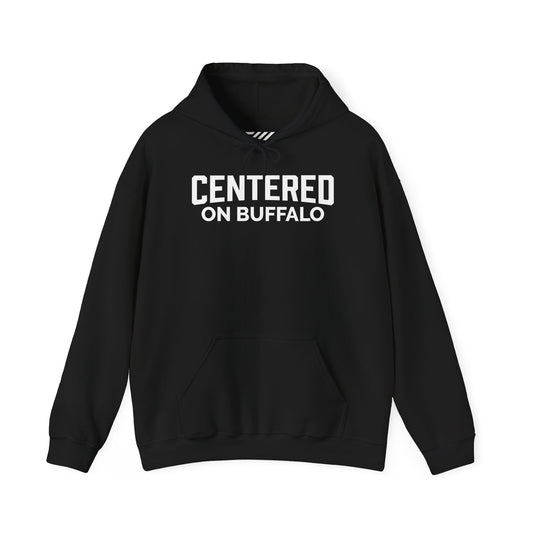 Unisex "Centered on Buffalo" Heavy Blend™ Hooded Sweatshirt