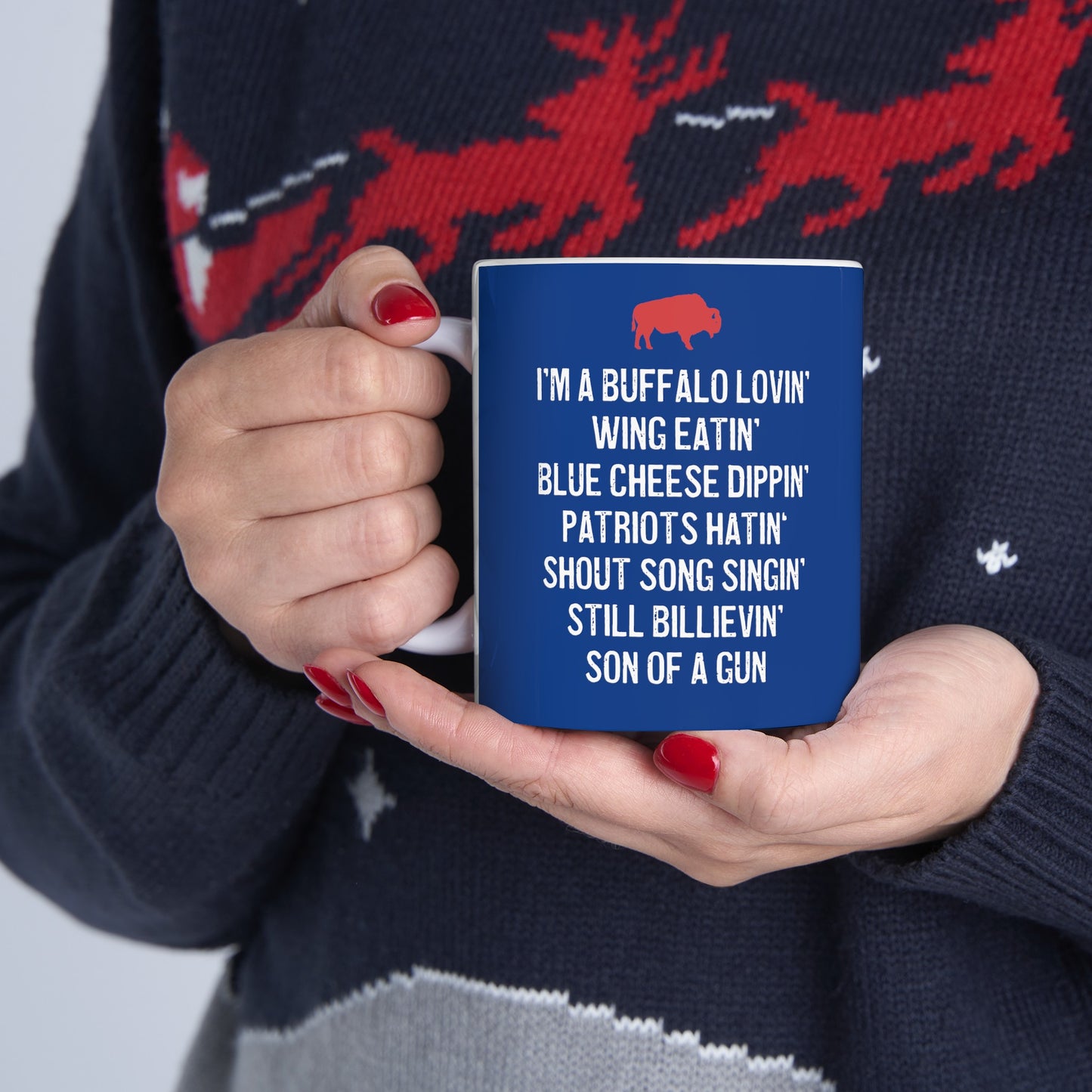 "Woooo!" Ceramic Mug, (11oz, 15oz)