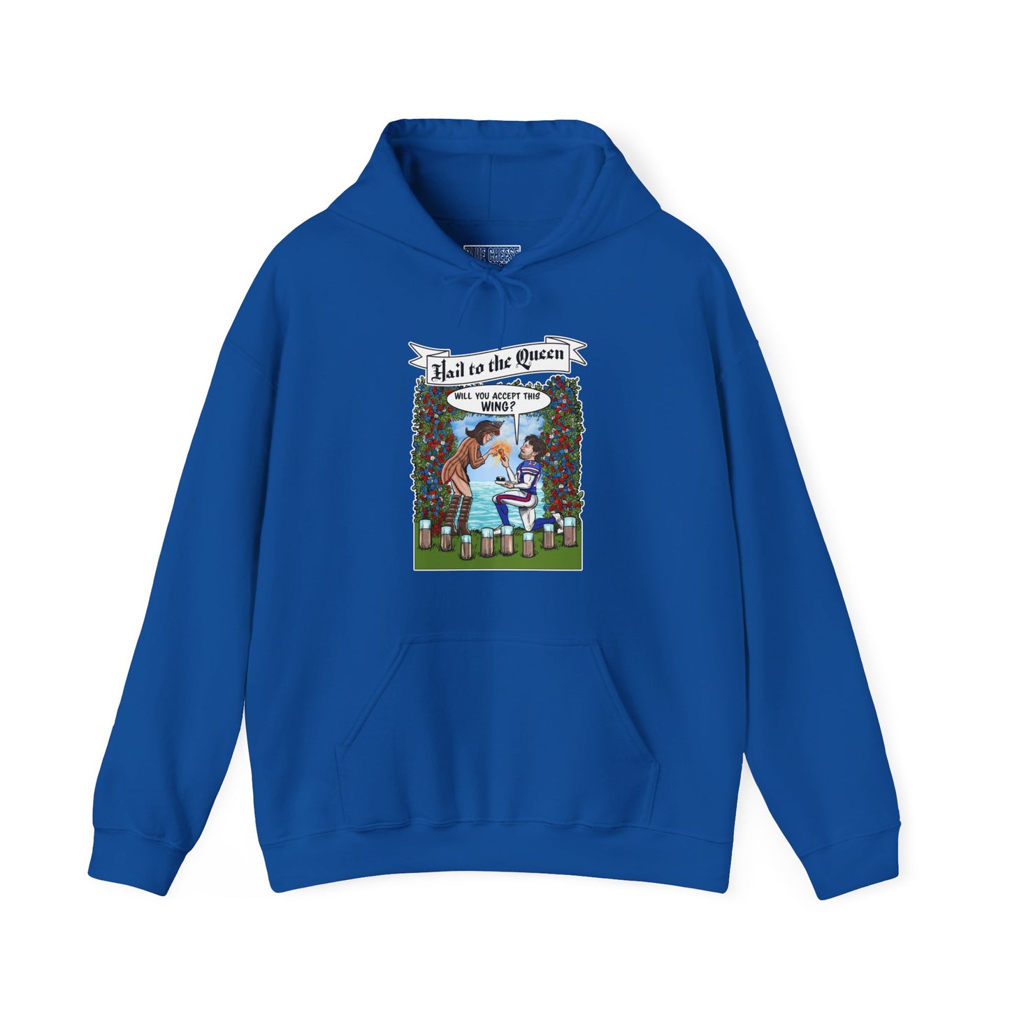Unisex "Hail to the Queen" Heavy Blend™ Hooded Sweatshirt