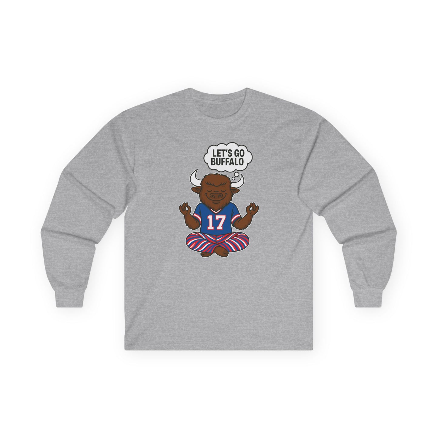 Unisex "Manifest Buffalo" Ultra Cotton Long Sleeve Tee