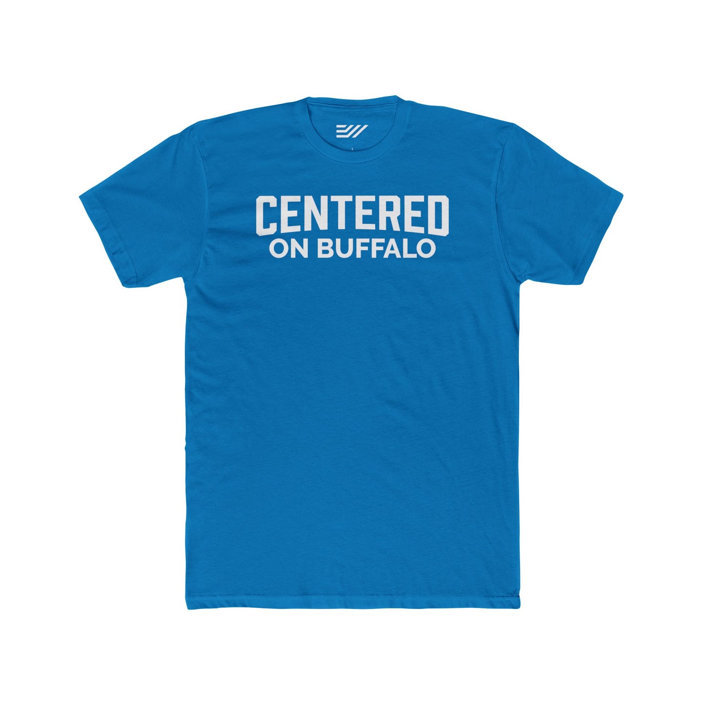 Men's "Centered on Buffalo" Cotton Crew Tee