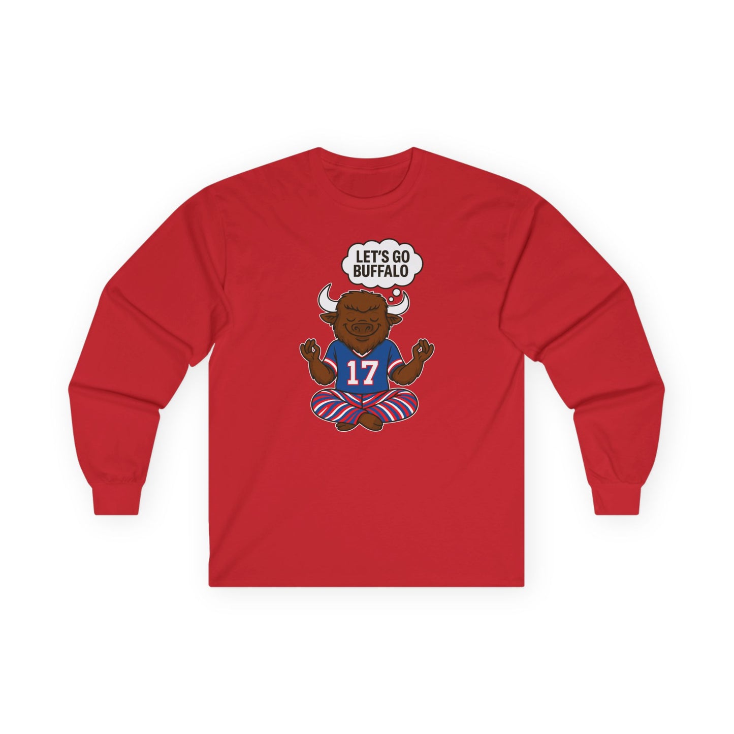 Unisex "Manifest Buffalo" Ultra Cotton Long Sleeve Tee