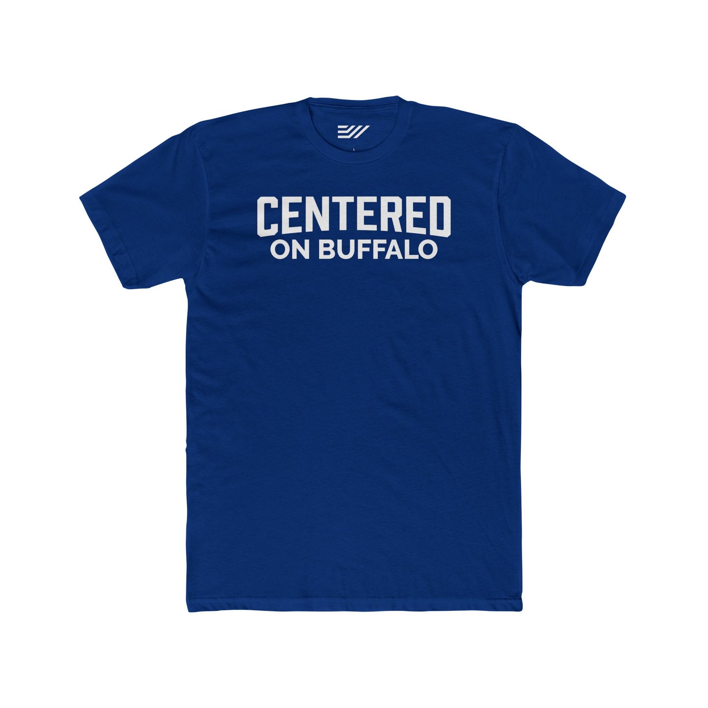 Men's "Centered on Buffalo" Cotton Crew Tee