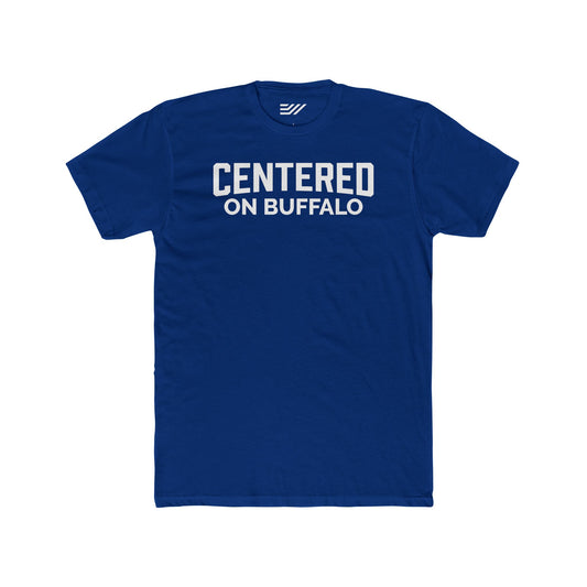 Men's "Centered on Buffalo" Cotton Crew Tee