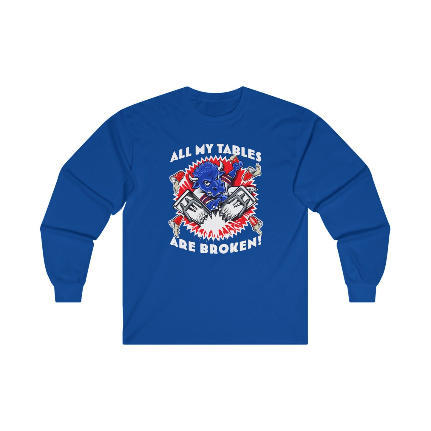 Unisex "All of My Tables" Ultra Cotton Long Sleeve Tee