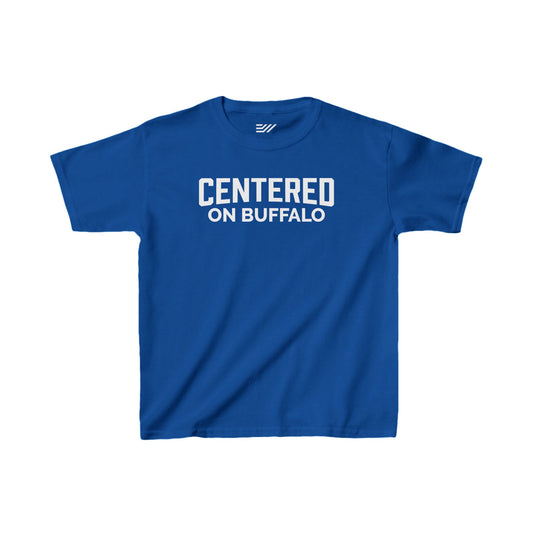 Kids "Centered on Buffalo" Heavy Cotton™ Tee