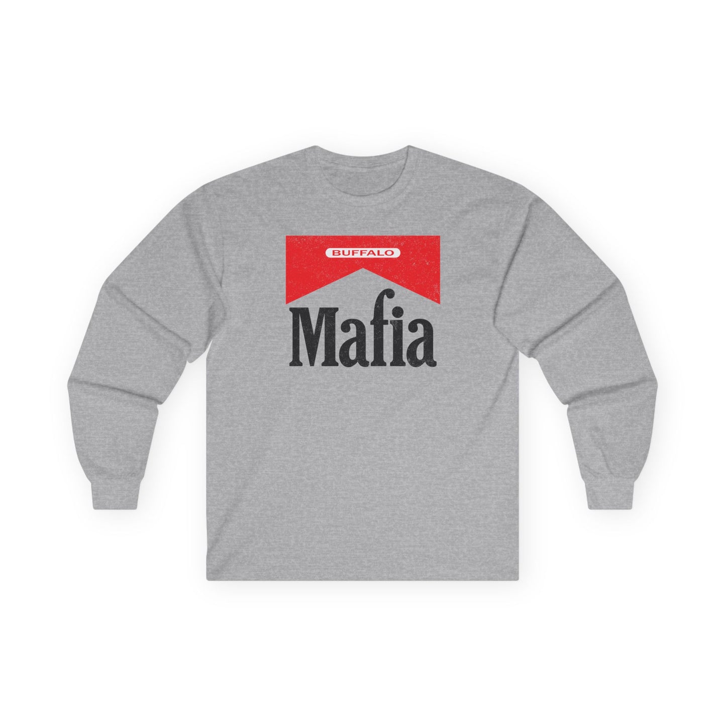 Unisex "Mafia Red" Ultra Cotton Long Sleeve Tee
