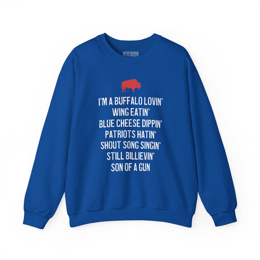 Unisex "Woooo!" Heavy Blend™ Crewneck Sweatshirt