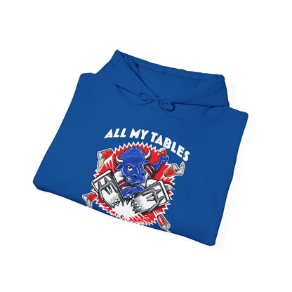 Unisex "All of My Tables" Heavy Blend™ Hooded Sweatshirt