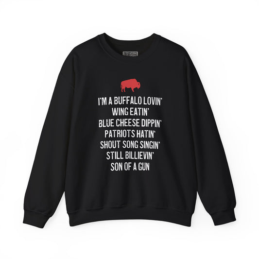 Unisex "Woooo!" Heavy Blend™ Crewneck Sweatshirt