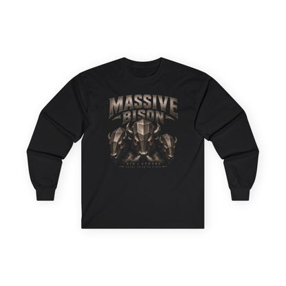Unisex "Massive Bison" Ultra Cotton Long Sleeve Tee