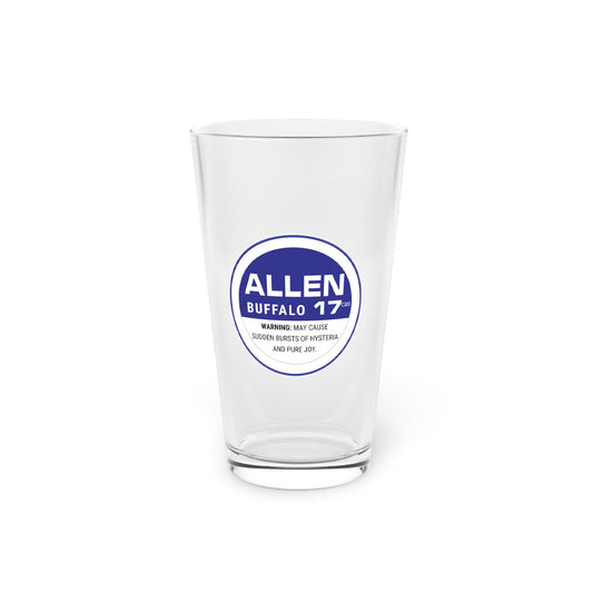 "Allen" Game Day Pint Glass