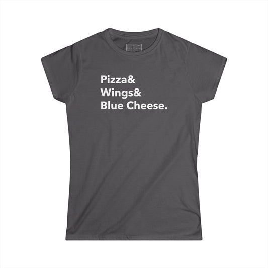 Women's "The 3 Food Groups" Softstyle Tee