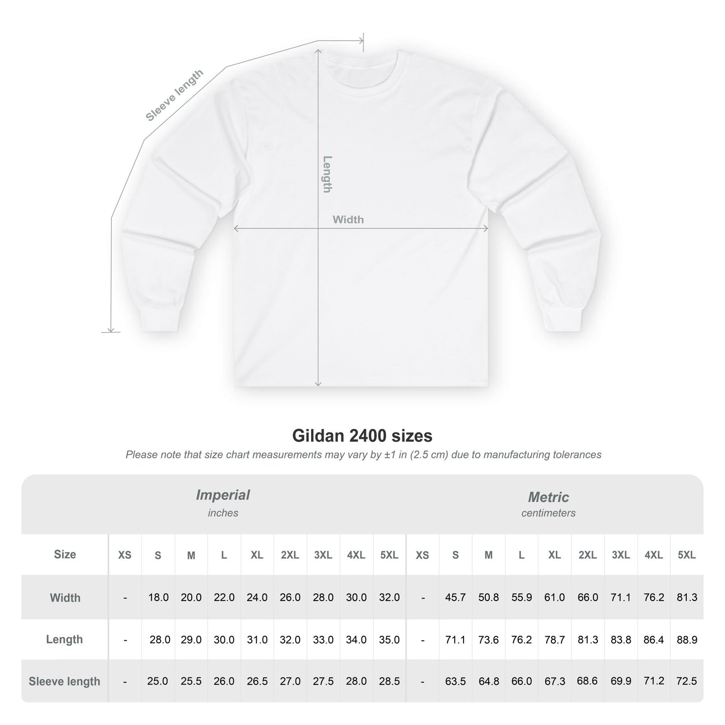 Unisex "JA17" Ultra Cotton Long Sleeve Tee