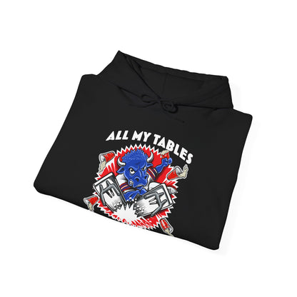 Unisex "All of My Tables" Heavy Blend™ Hooded Sweatshirt