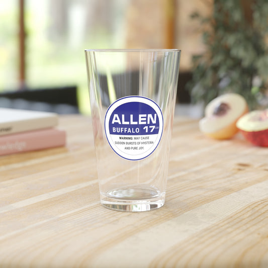 "Allen" Game Day Pint Glass