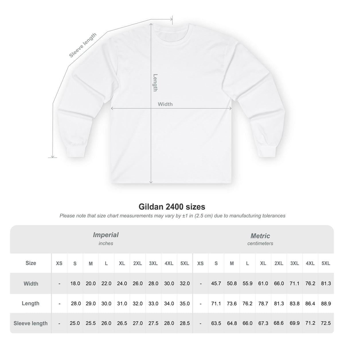 Unisex "JA17" Ultra Cotton Long Sleeve Tee