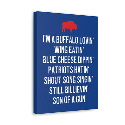BCM "WOOOO" Canvas Wall Art